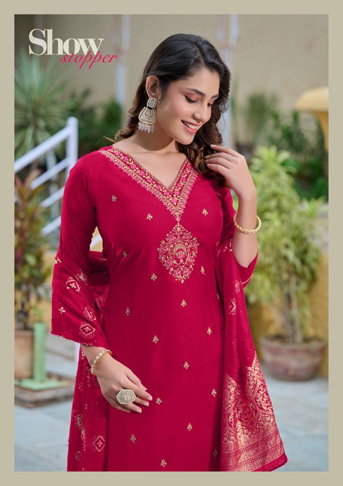 Kalhaar Vol 1 Viscose Silk Readymade Suits Catalog